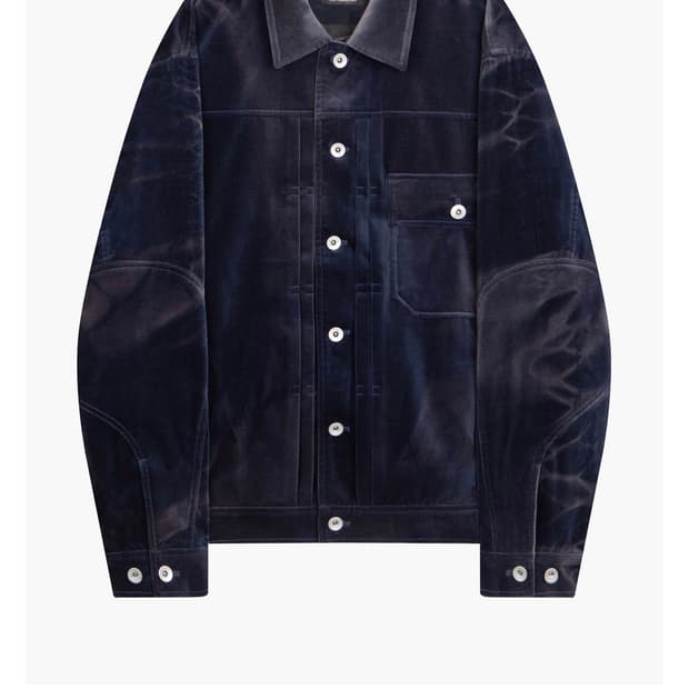 26SS 지용킴 벨벳 트러커 자켓