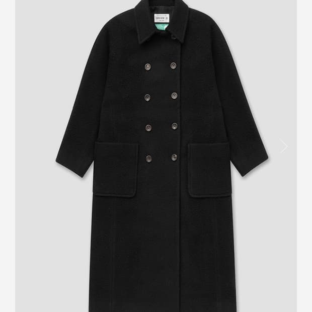 [미착] 얼바닉30 카센티노 마렘마 블랙 더블 코트