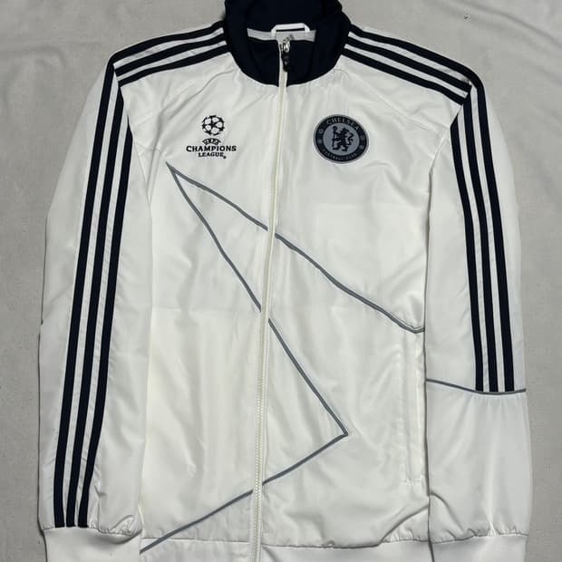 🫶🏻 아디다스 챔피언스리그 첼시 화이트 트랙 자켓 🫶🏻