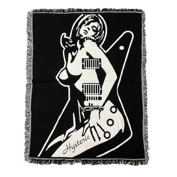 히스테릭글래머 블랭킷 블랙/화이트