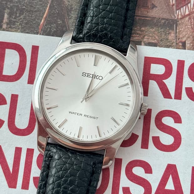Seiko 세이코 쿼츠 블랙 2000