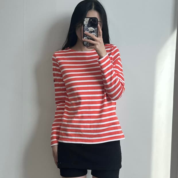 세인트 제임스 스트라이프 단가라 길도 롱 슬리브