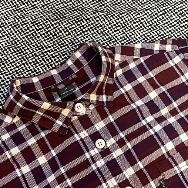 몽벨 체크 셔츠