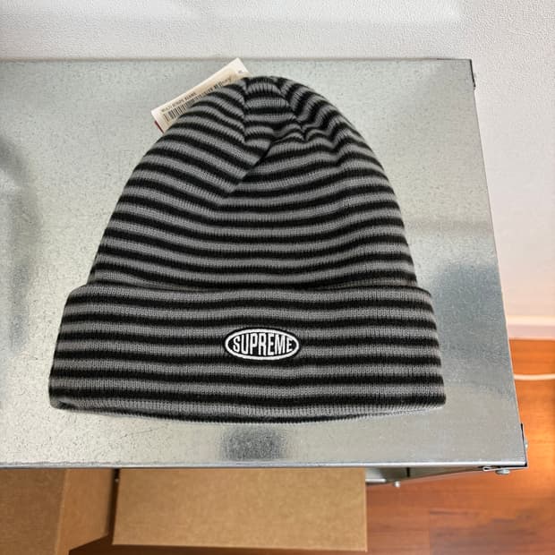 Supreme multi stripe beanie (black)