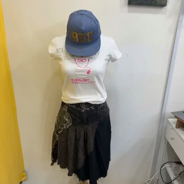 vtg 리메이크 믹스 패치워크 스커트