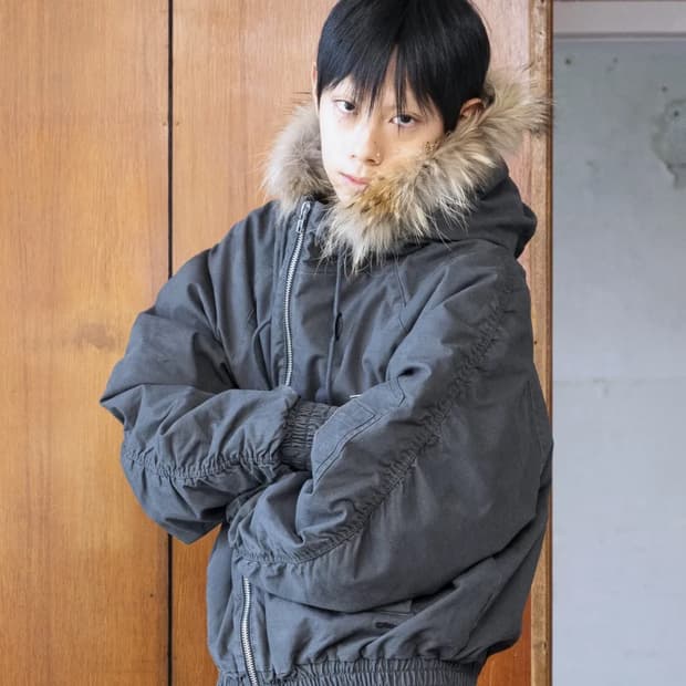 글랙 GJ098 러스티 N2B 숏 파카 (GRAY) m