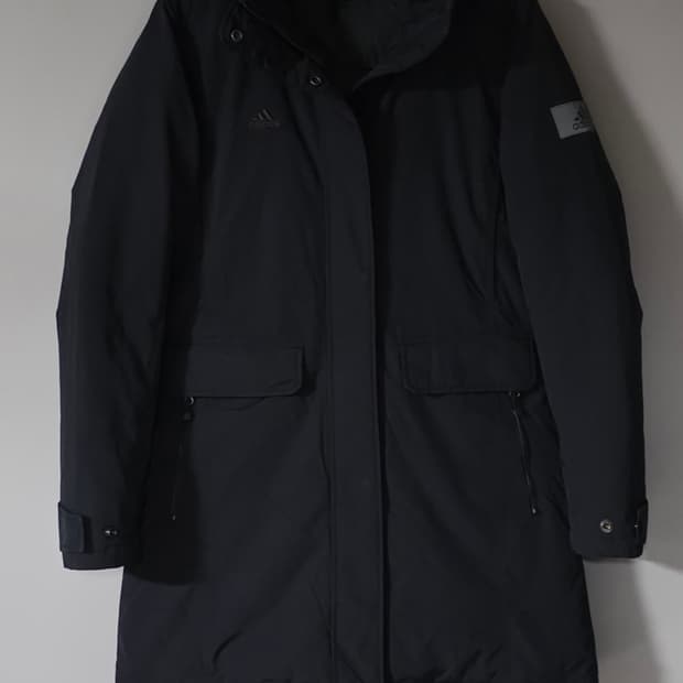 아디다스 여성 덕다운 롱점퍼패딩. 싸이즈 95