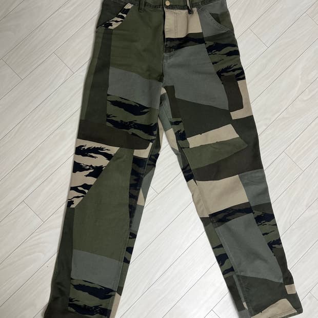 칼하트 싱글 니 카모 팬츠