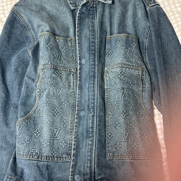 루이비통 데님 자켓