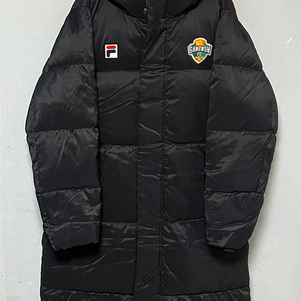 FILA 휠라 남자 롱패딩 강원FC 덕다운 축구 XL 105