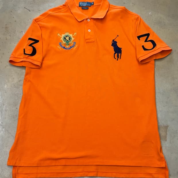 🫶🏻 폴로랄프로렌 Big Pony Orange 카라 반팔티 🫶🏻 