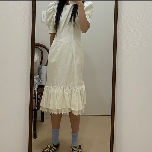 실물 깡패 빈티지 드레스 (웨딩 촬영, 브라이덜 샤워, 일본느낌) 