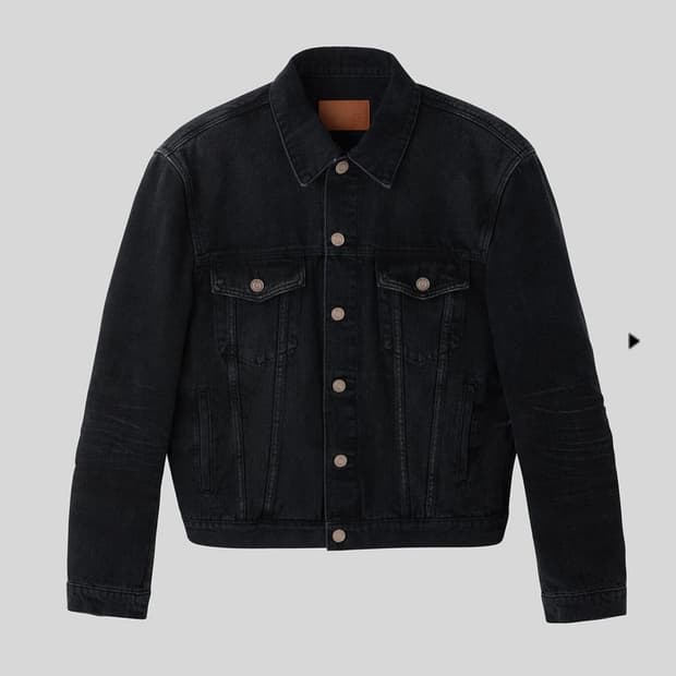 (M사이즈)렉토 빈센트 데님 트러커 자켓