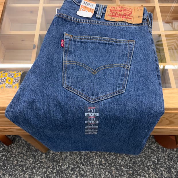 리바이스 501 스트레이트 데님 (38)