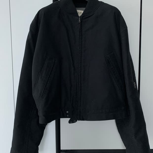 [L] 피어오브갓 6th 봄버 자켓 블랙