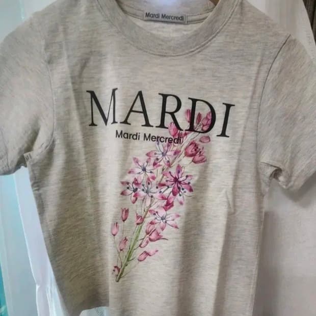 마르디 크롭 반팔티