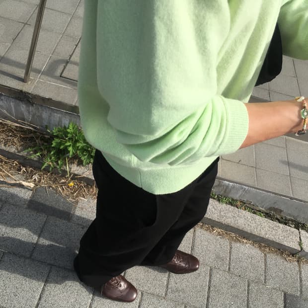 파라부트 UK9 브라운 레더 스니커-아메리카컵 무스