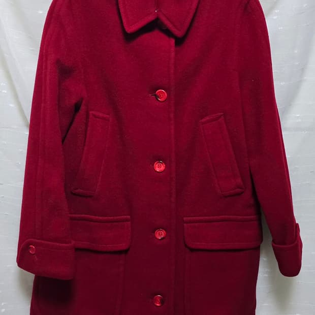 버버리 레드 울코트