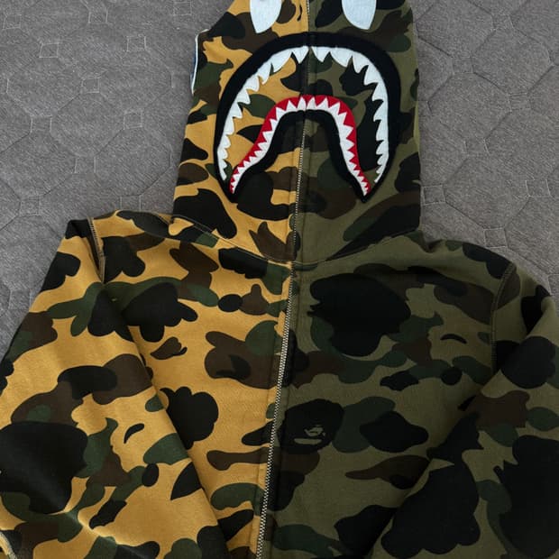 베이프 후드집업 정품 S bape