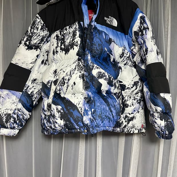 슈프림x노스페이스 설산 XL