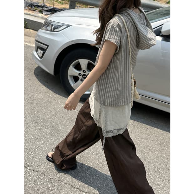 빈티지 레이어드 롱나시