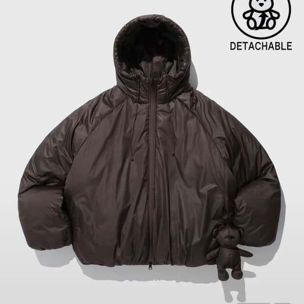 피지컬 에듀케이션 디파트먼트 푸퍼 재킷 브라운 m