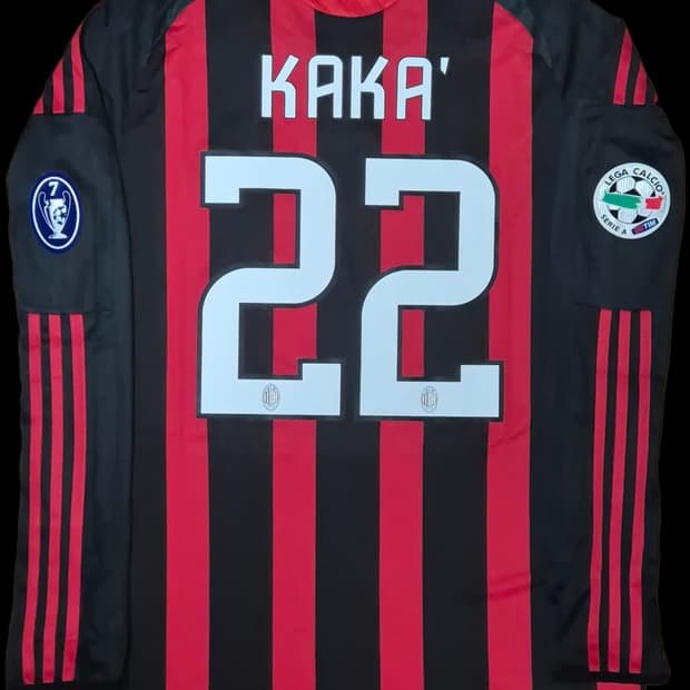 레트로)08-09시즌 ac밀란 카카 긴팔 유니폼 L 레플리카