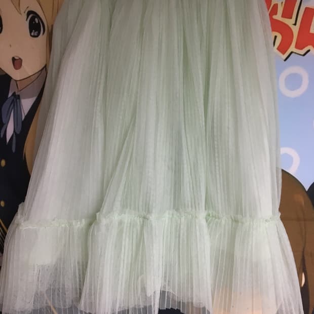 (Vin.)빈티지 민트 샤 스커트