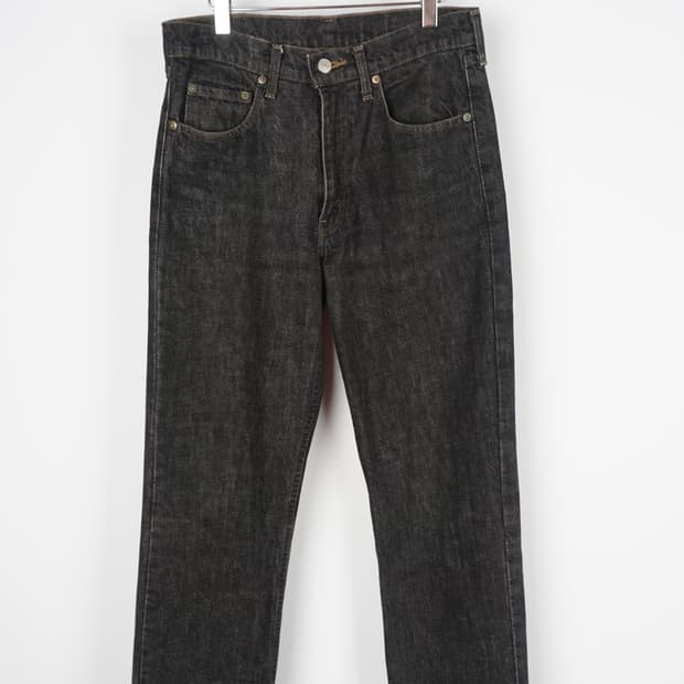 90's LEVI'S straight black denim pants