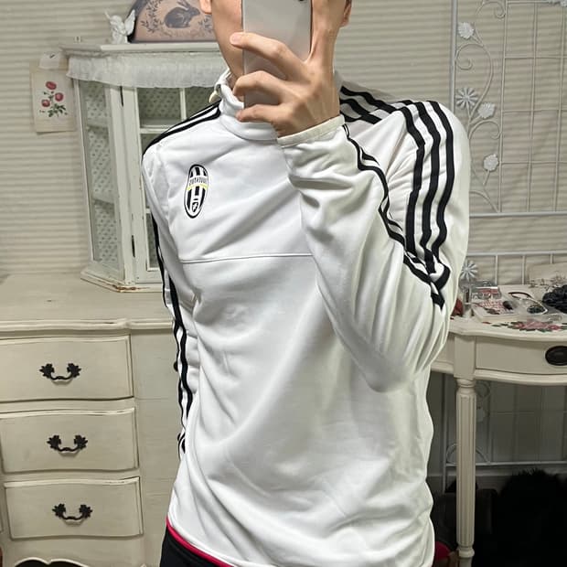 빈티지 유벤투스 아디다스 폴라 니트 895 y2k 스트릿 모리 갸루 일본