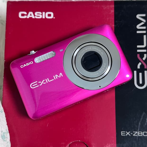 **풀박스** 카시오 엑슬림 z800 디지털카메라 디카 카메라