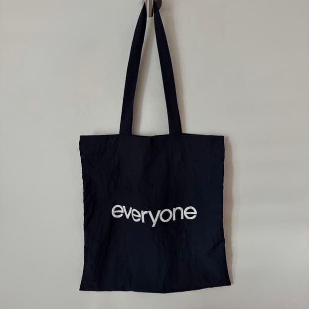 everyone 에브리원 나일론 로고백