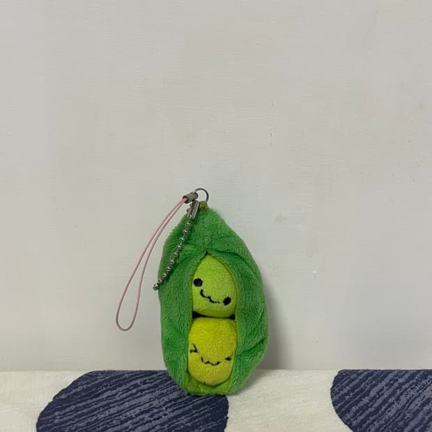 완두콩 인형 키링