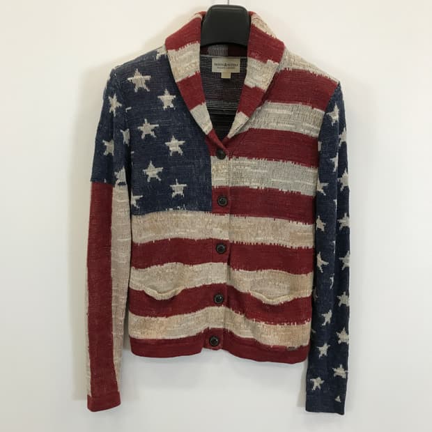 데님앤서플라이 폴로 성조기 가디건 [S]