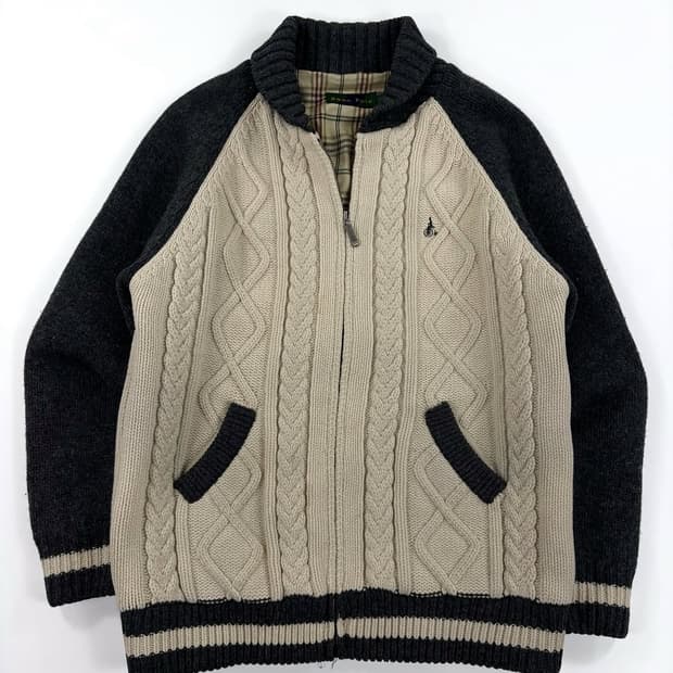 빈폴 니트 점퍼  