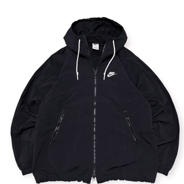 나이키 블랙 후드 투웨이 바람막이