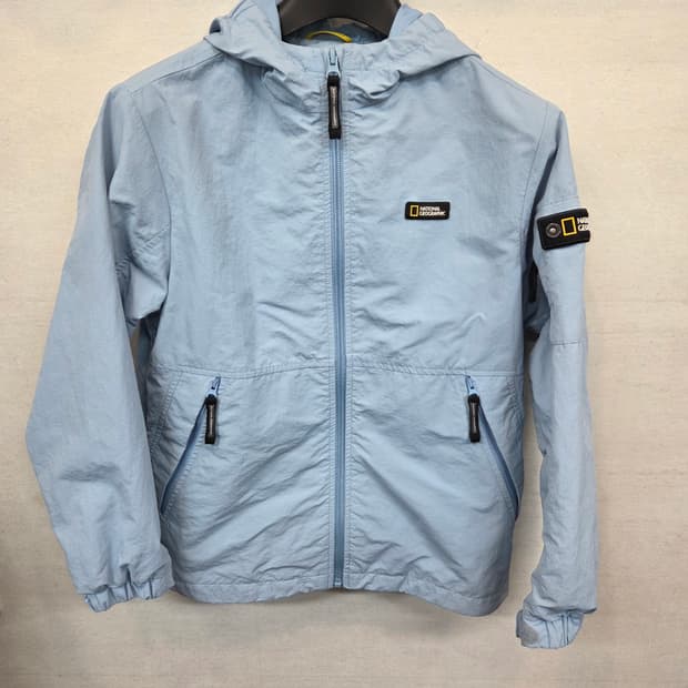 내셔널지오그래픽 키즈 주니어 우븐 후드자켓 140