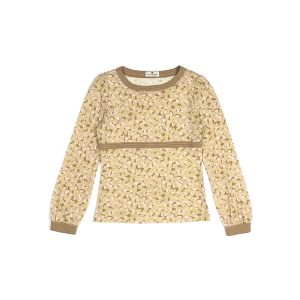 Courreges heart pattern blouse
