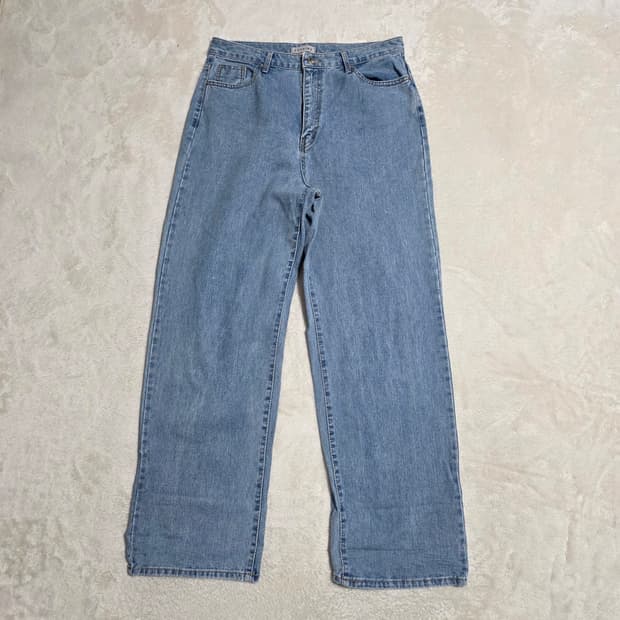 (34)여성 핫핑 데님 팬츠 연청 