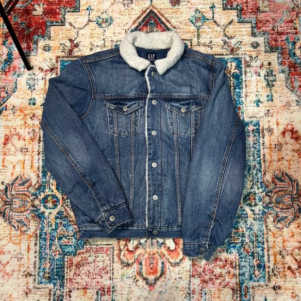 [L] GAP 쉐르파 데님 자켓