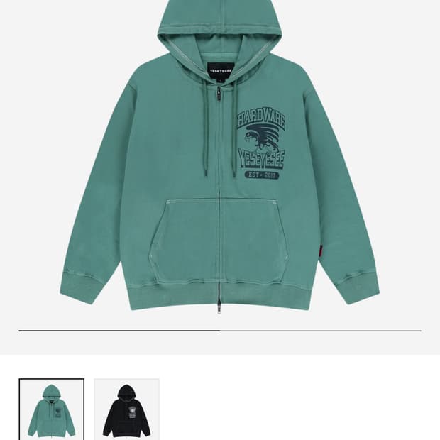 YESEYESEE Y.E.S Single Stitch Hoodie Tea