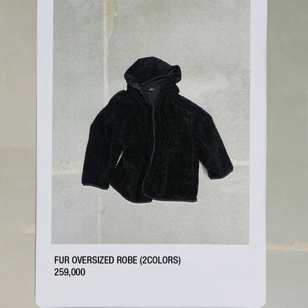 아모멘토 KBF(키티버니포니) Fur oversized robe