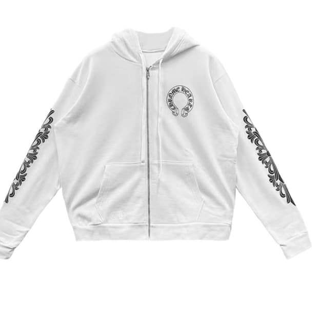 크롬하츠 홀스슈 플로랄 후드집업 사이즈 m