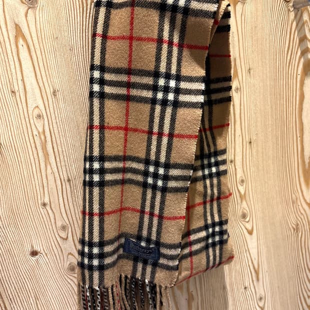 버버리 체크 머플러