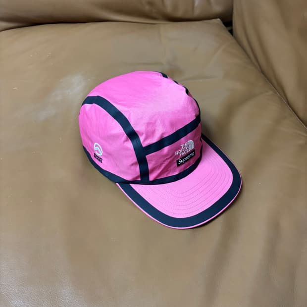 슈프림 노스페이스 캠프캡 모자 서밋 핑크