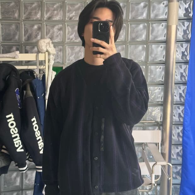 FLEECE OVERSIZE CARDIGAN 플리스 오버사이즈 카디건