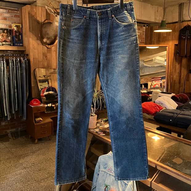 80s USA 빈티지 리바이스 517 부츠컷 데님 팬츠