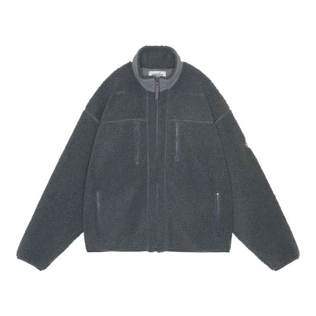 [XL] 카브엠트 스탠드 카라 보아 집업 그레이