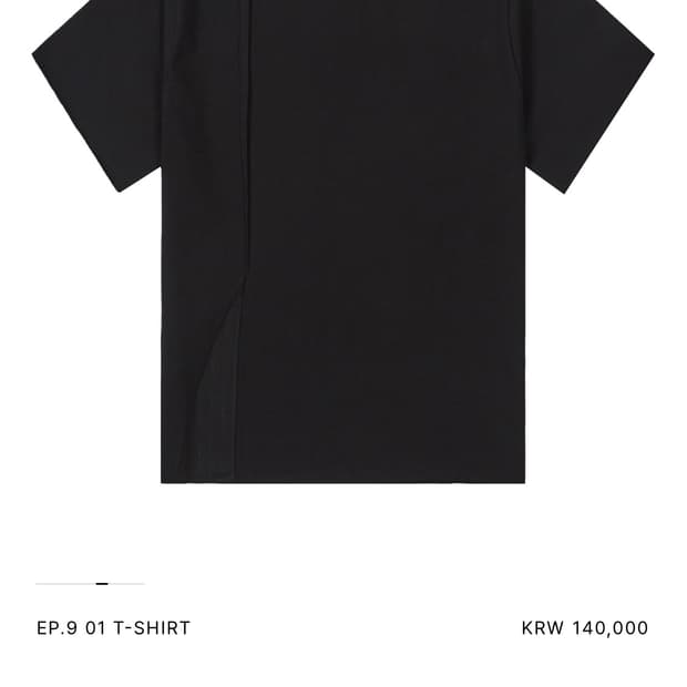 xlim EP.9 01반팔 black