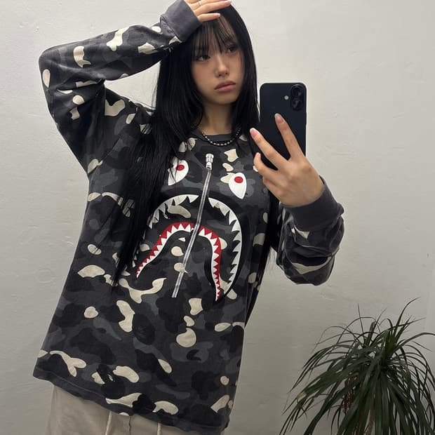 A BATHING APE City Camo WGM Shark